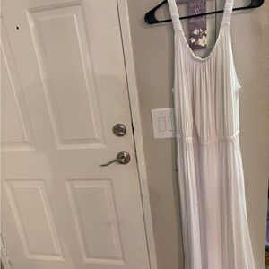 VENUS White Gathered Dress